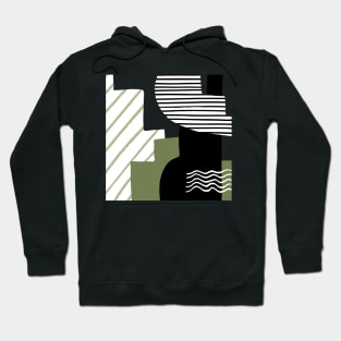 Abstract Lines And Soft Colors Hoodie
